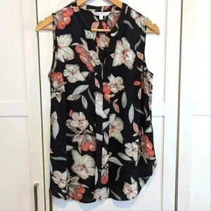 Cleo Sleeveless  Floral Top